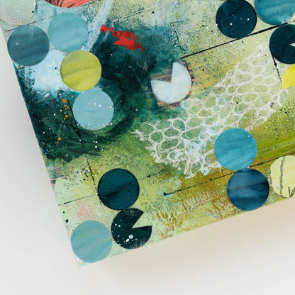 Pivot IX | 14x14 Abstract Painting on Wood Panel