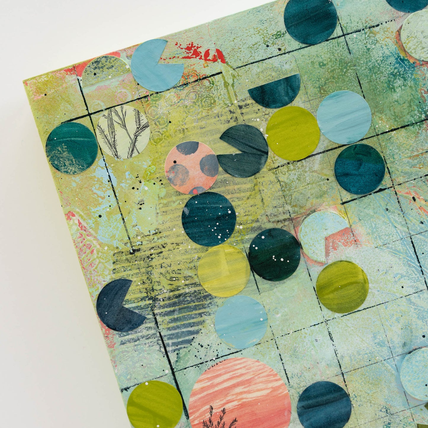 Pivot IX | 14x14 Abstract Painting on Wood Panel