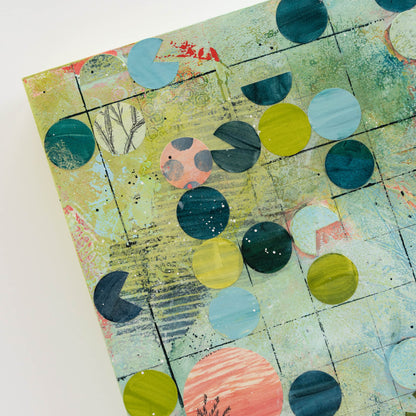 Pivot IX | 14x14 Abstract Painting on Wood Panel