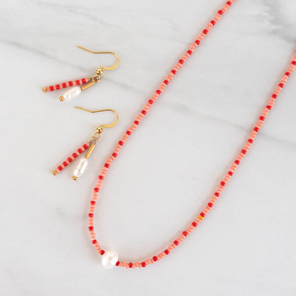 Stella Beaded Jewelry Set | Matching Necklace & Earrings