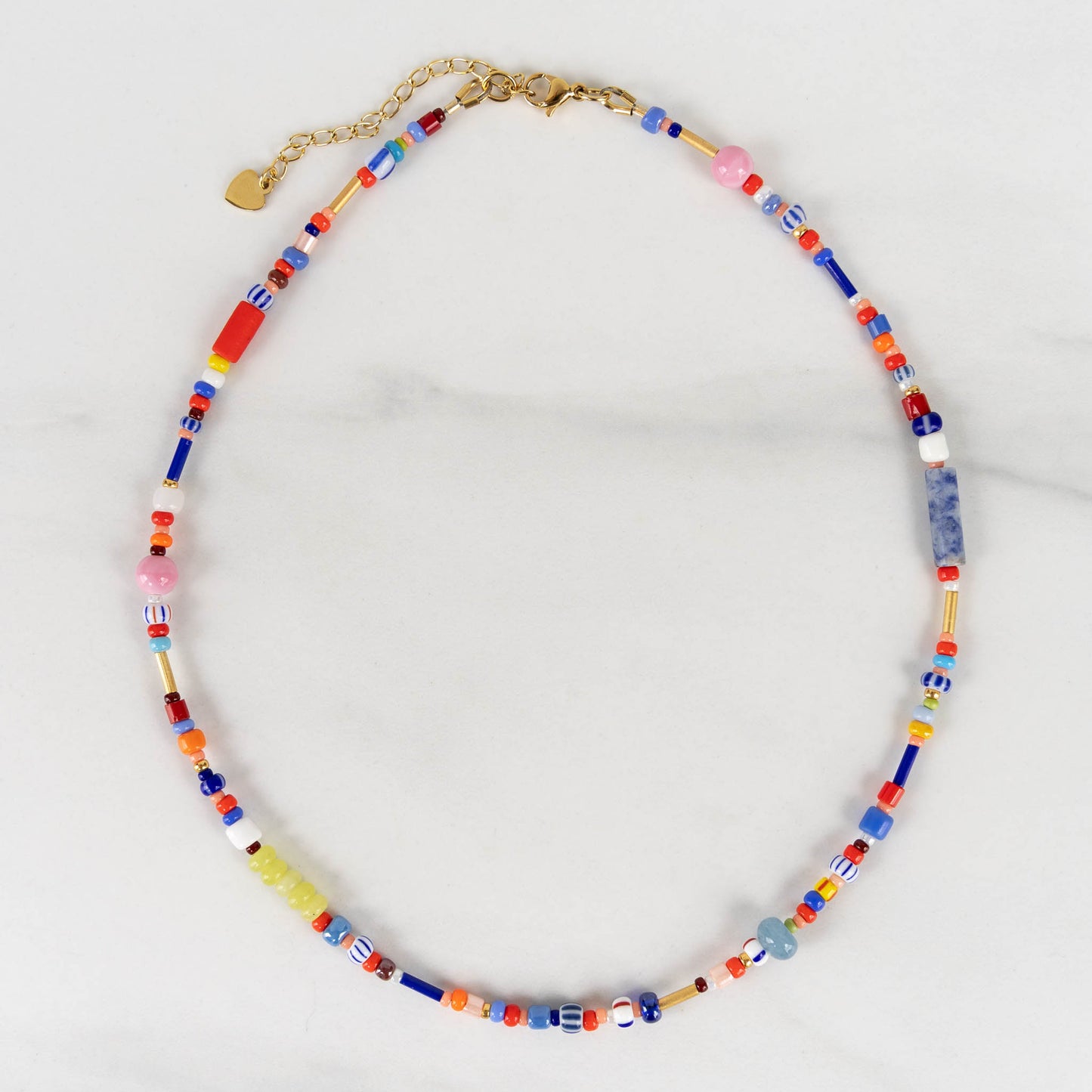 Summer Necklace | Colorful Beaded Necklace