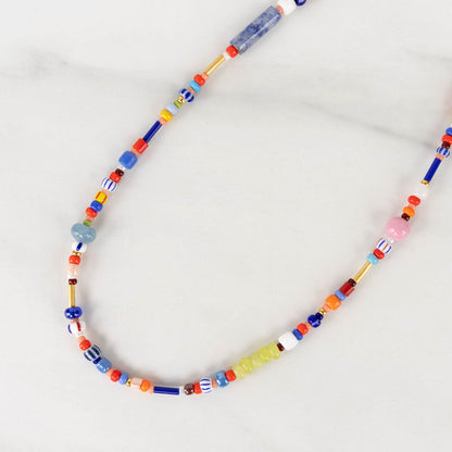 Summer Necklace | Colorful Beaded Necklace