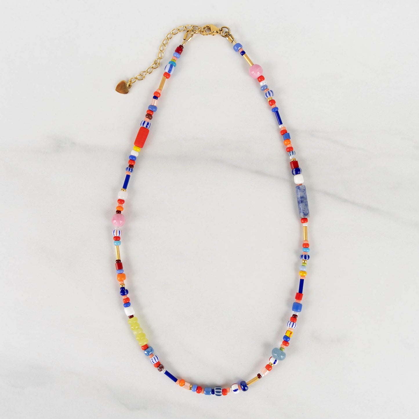 Summer Necklace | Colorful Beaded Necklace