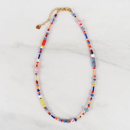 Summer Necklace | Colorful Beaded Necklace