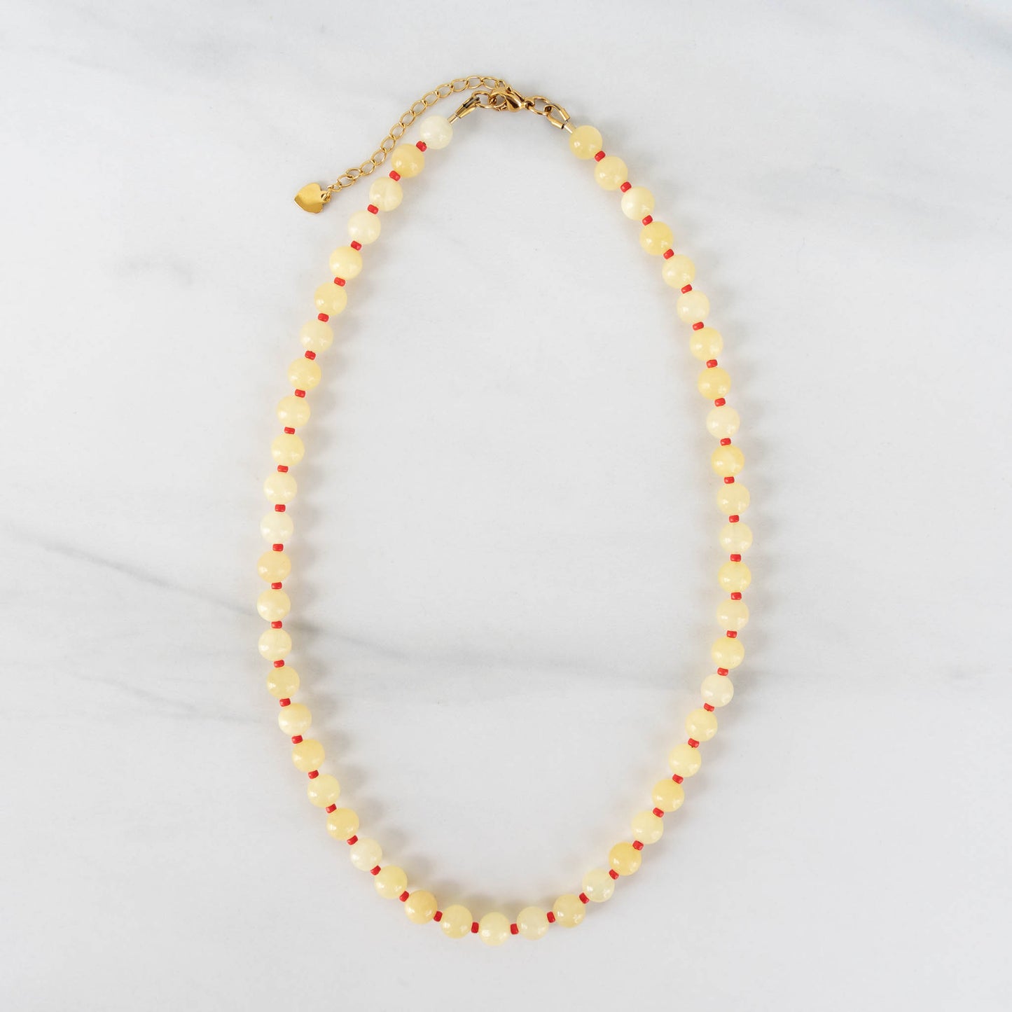 Sunshine Necklace | Yellow Gemstone Beaded Necklace