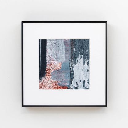 Urban Noise IV | Framed 5x5 inch Acrylic Painting