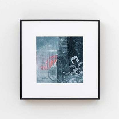 Urban Noise VI | Framed 5x5 inch Acrylic Painting
