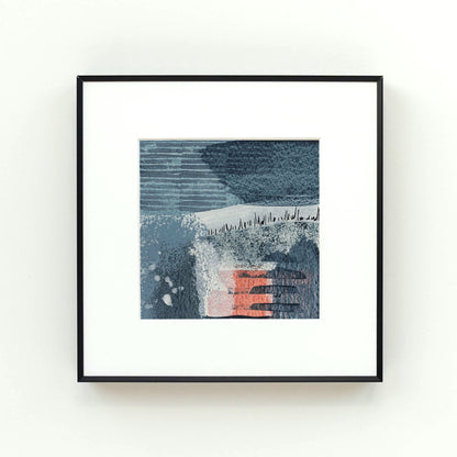 Urban Noise VIII | Framed 5x5 inch Acrylic Painting