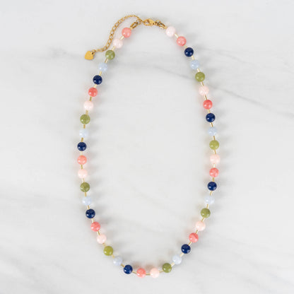 Wildflower Necklace | Beaded Gemstone Necklace