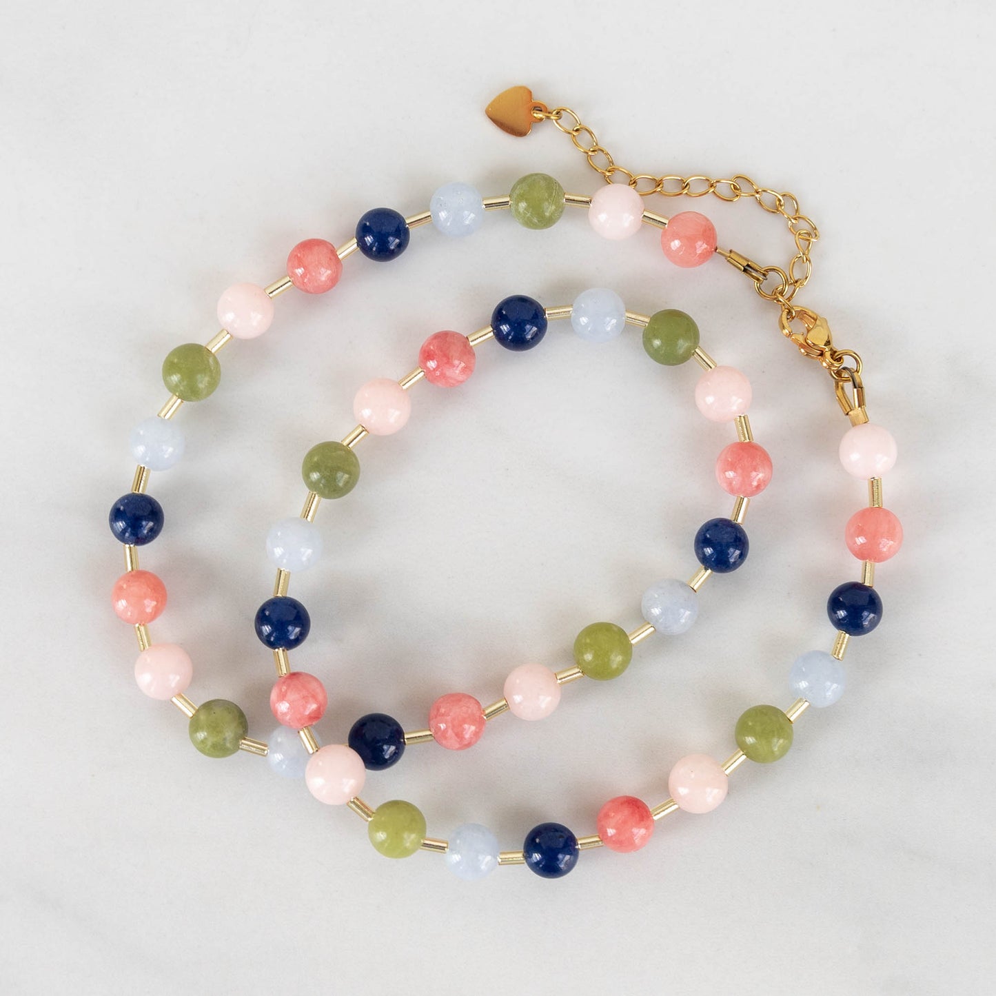 Wildflower Necklace | Beaded Gemstone Necklace
