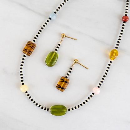 Zoey Beaded Jewelry Set | Matching Necklace & Earrings