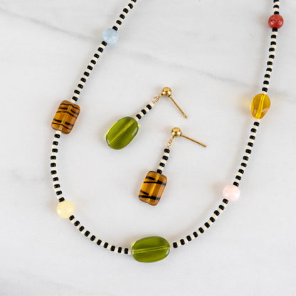 Zoey Beaded Drop Earrings
