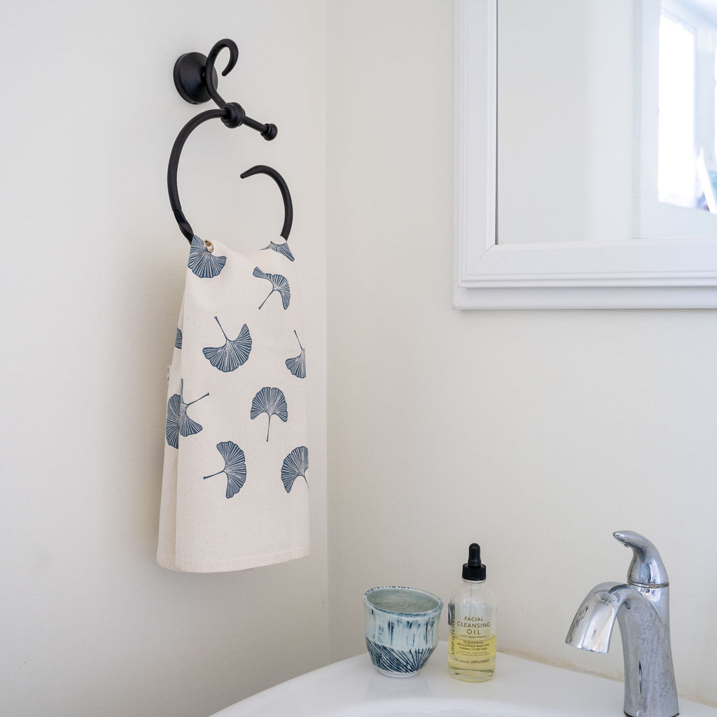 Gold Bee Tea Towel  Hand-printed on 100% Organic Flour Sack Cotton –  Woodnote