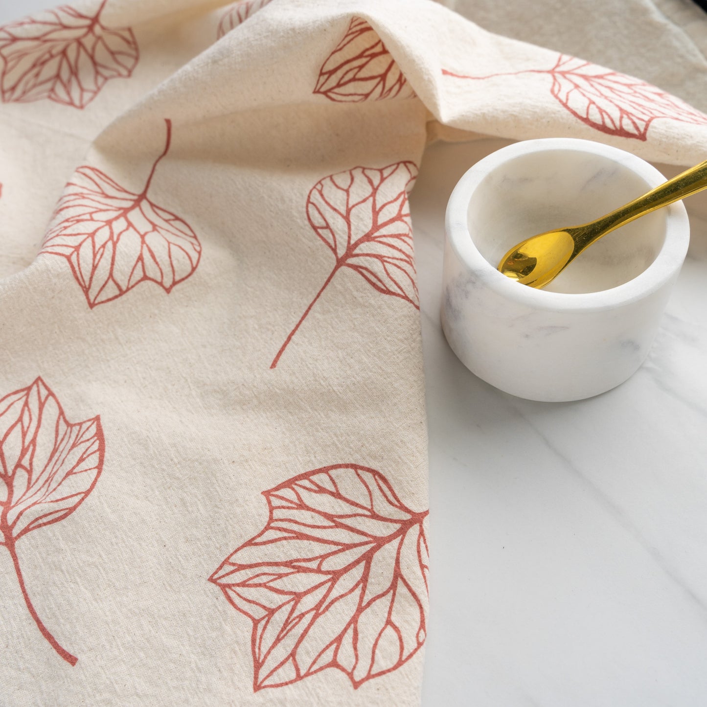 Tulip Poplar Leaf Tea Towel