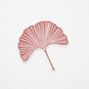 Pink vinyl ginkgo leaf sticker